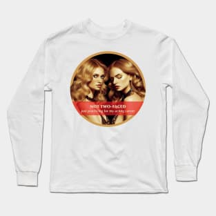 Design for Gemini with Funny Quotation_1 Long Sleeve T-Shirt